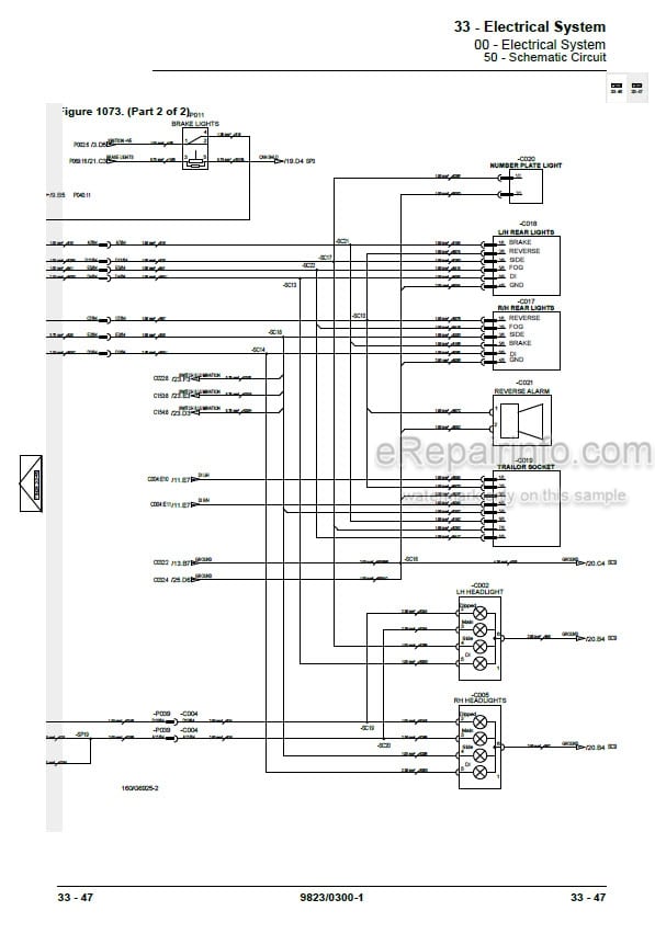 Photo 5 - JCB 505-20 Loadall Service Manual Telescopic Handler 9823-0300