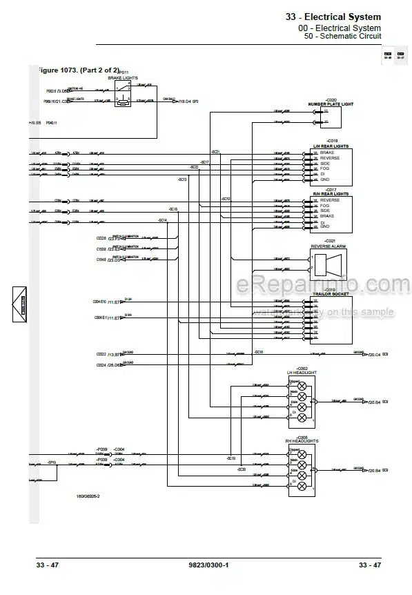 Photo 5 - JCB 505-20 Loadall Service Manual Telescopic Handler 9823-0300