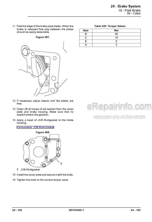 Photo 3 - JCB 506-23 509-23 512-26 Loadall Service Manual Telescopic Handler 9813-9400