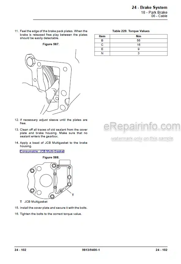 Photo 3 - JCB 506-23 509-23 512-26 Loadall Service Manual Telescopic Handler 9813-9400