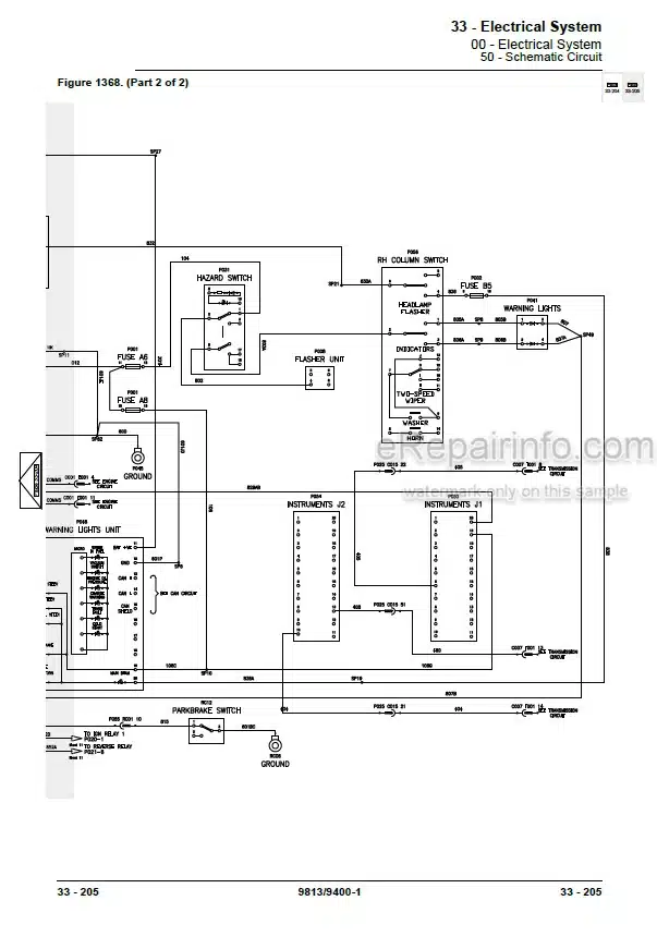 Photo 6 - JCB 506-23 509-23 512-26 Loadall Service Manual Telescopic Handler 9813-9400