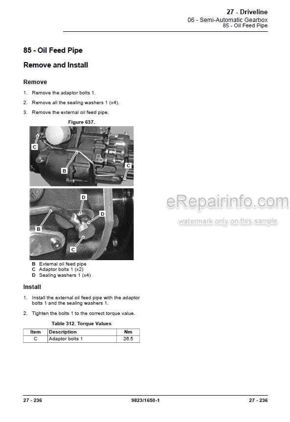 Photo 5 - JCB 506-36 507-42 509-42 512-56 514-56 Loadall Service Manual Telescopic Handler 9823-1650