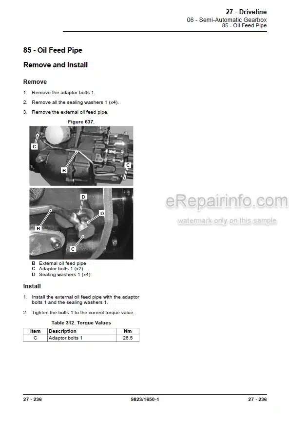 Photo 4 - JCB 506-36 507-42 509-42 512-56 514-56 Loadall Service Manual Telescopic Handler 9823-1650