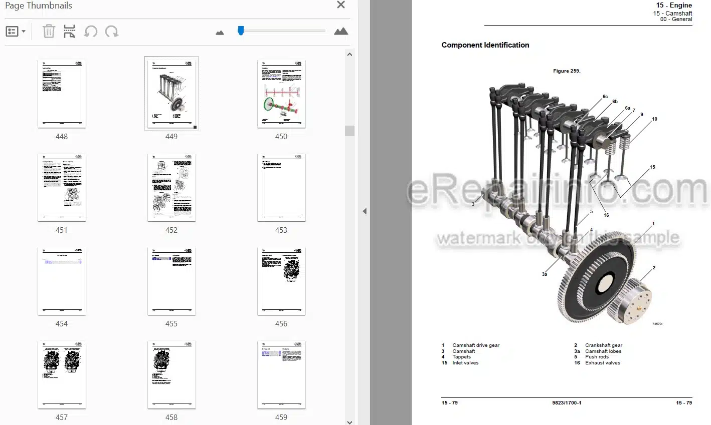 Photo 6 - JCB 506-36 507-42 509-42 510-56 512-56 Loadall Service Manual Telescopic Handler 9823-1700