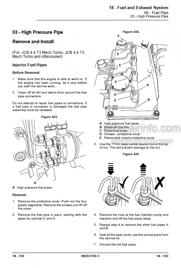 Photo 5 - JCB 506-36 507-42 509-42 510-56 512-56 Loadall Service Manual Telescopic Handler 9823-1700