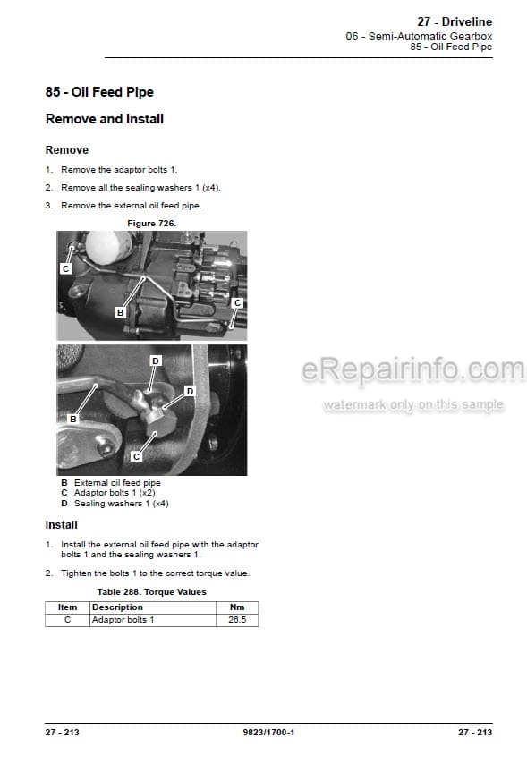 Photo 3 - JCB 506-36 507-42 509-42 510-56 512-56 Loadall Service Manual Telescopic Handler 9823-1700