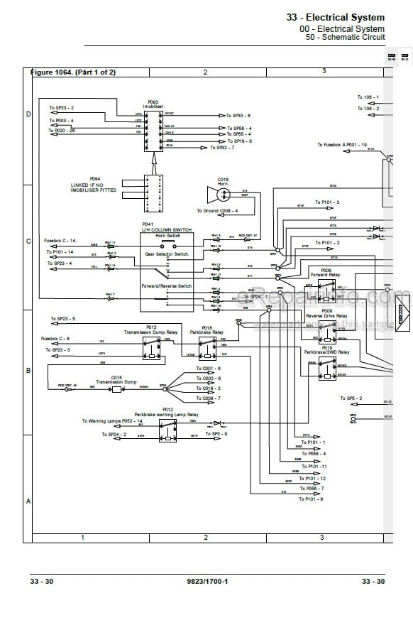 Photo 4 - JCB 506-36 507-42 509-42 510-56 512-56 Loadall Service Manual Telescopic Handler 9823-1700