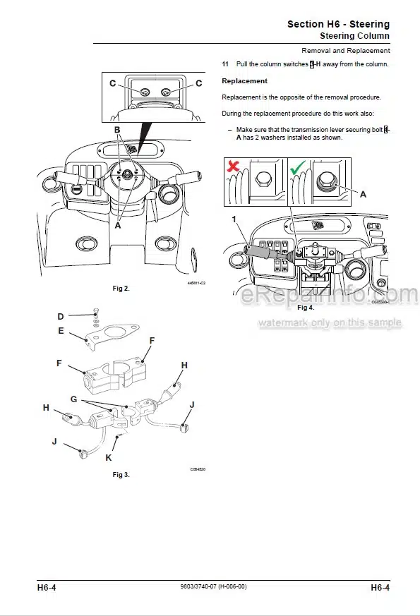 Photo 8 - JCB 506-36 507-42 509-42 510-56 512-56 Service Manual Telescopic Handler 9803-3740-08