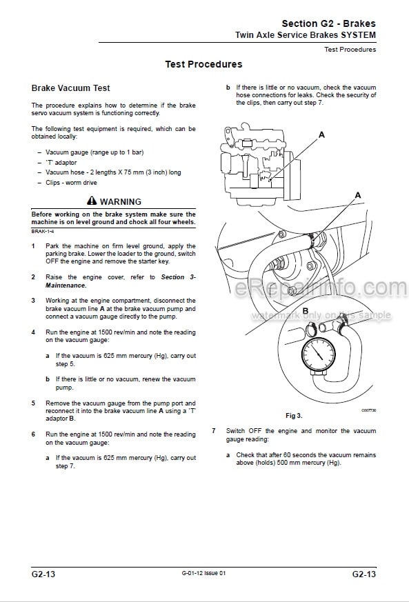 Photo 8 - JCB 506-36 507-42 509-42 510-56 512-56 514-56 Service Manual Telescopic Handler 9813-1800
