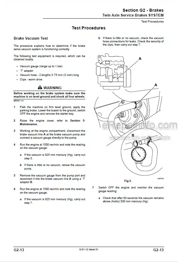 Photo 7 - JCB 506-36 507-42 509-42 510-56 512-56 514-56 Service Manual Telescopic Handler 9813-1800