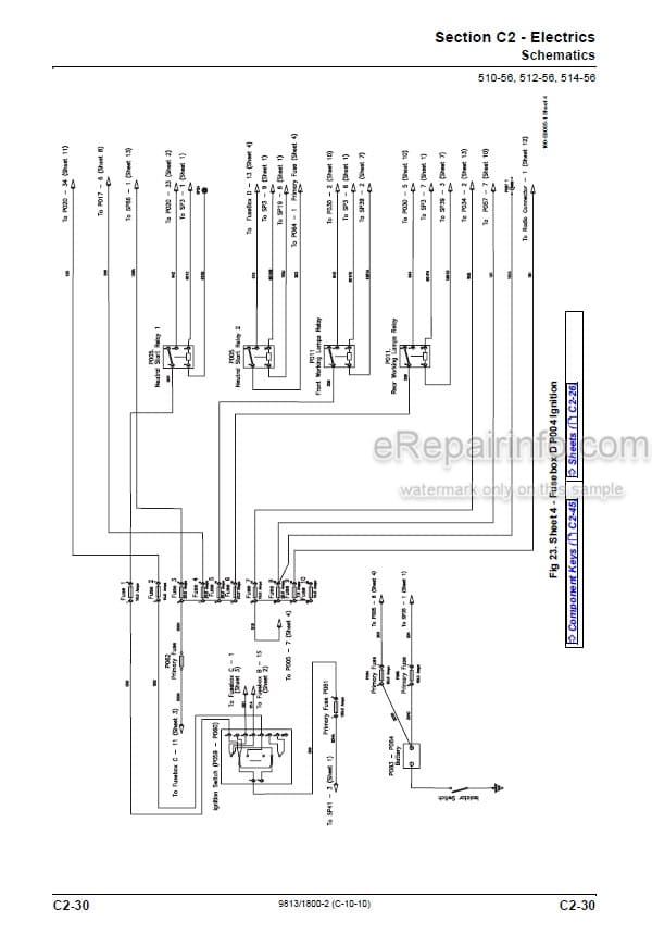Photo 6 - JCB 506-36 507-42 509-42 510-56 512-56 514-56 Service Manual Telescopic Handler 9813-1800