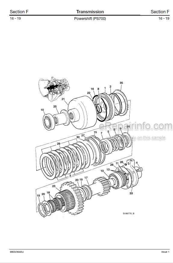 Photo 6 - JCB 506C 506CHL 508C Loadall Service Manual Telescopic Handler 9803-3640U