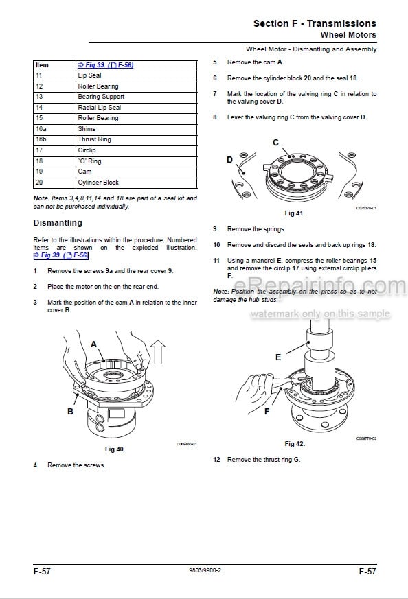 Photo 8 - JCB 506-36 507-42 509-42 510-42 510-56 512-56 514-56 516-42 Loadall Service Manual Telescopic Handler 9813-5050