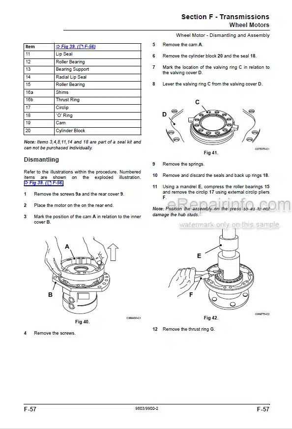 Photo 8 - JCB 506-36 507-42 509-42 510-42 510-56 512-56 514-56 516-42 Loadall Service Manual Telescopic Handler 9813-5050