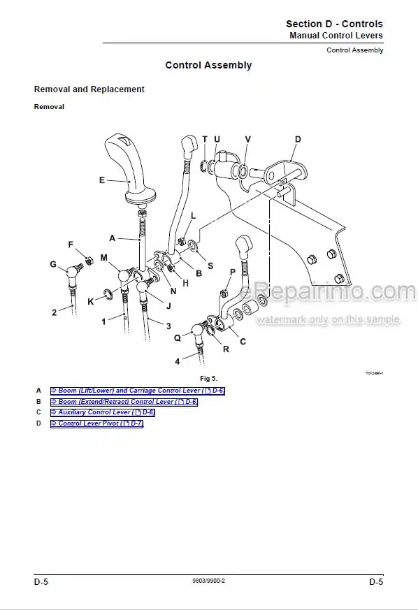 Photo 6 - JCB 515-40 Service Manual Telescopic Handler 9803-9900-4