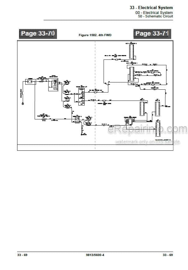 Photo 6 - JCB 526-56 531-70 531-Т70 533-105 535-95 535-Т95 536-60 536-70 536-Т70 536-T70LP 541-70 541-Т70 550-80 Loadall Service Manual Telescopic Handler 9813-5600