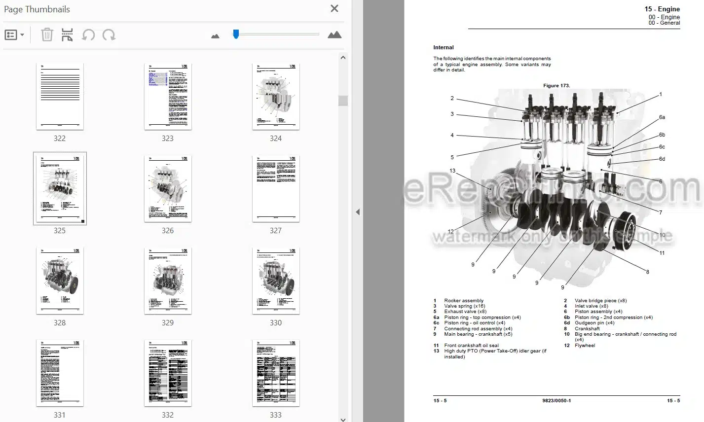 Photo 4 - JCB 526-56 531-70 535-95 536-60 536-70 541-70 550-80 560-80 Loadall Service Manual Telescopic Handler 9823-0050