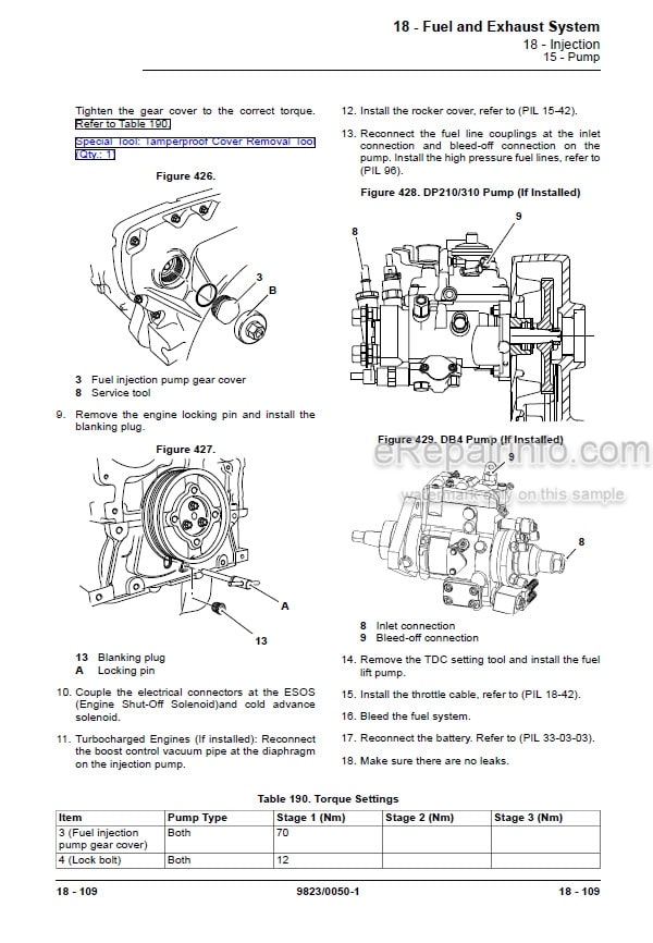 Photo 3 - JCB 526-56 531-70 535-95 536-60 536-70 541-70 550-80 560-80 Loadall Service Manual Telescopic Handler 9823-0050