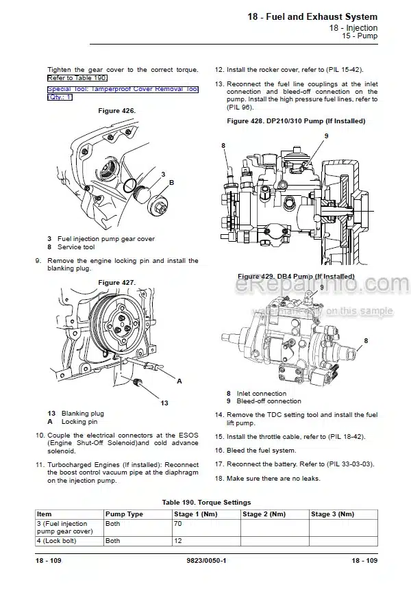 Photo 3 - JCB 526-56 531-70 535-95 536-60 536-70 541-70 550-80 560-80 Loadall Service Manual Telescopic Handler 9823-0050