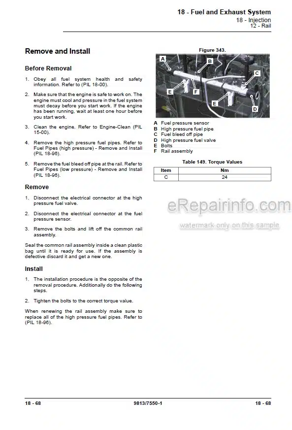 Photo 6 - JCB 527-58 T4F Loadall Service Manual Telescopic Handler 9813-7550