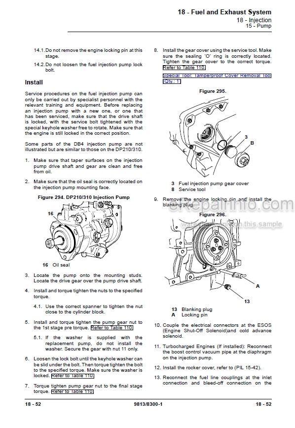 Photo 7 - JCB 504B 526 Loadall Service Manual Telescopic Handler 9803-3610U