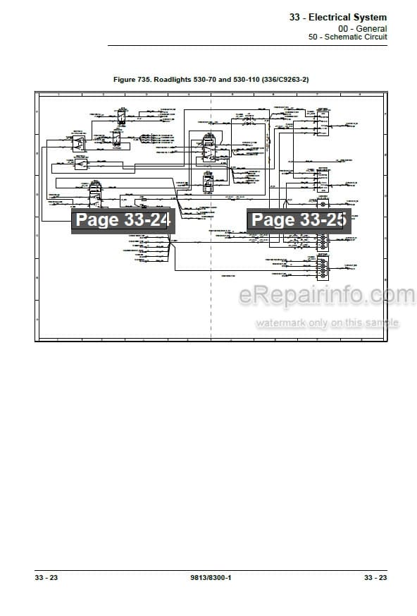 Photo 5 - JCB 530-110 530-70 Loadall Service Manual Telescopic Handler 9813-8300