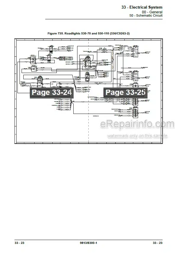 Photo 5 - JCB 530-110 530-70 Loadall Service Manual Telescopic Handler 9813-8300