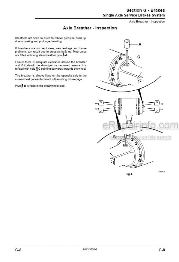 Photo 4 - JCB 530-70 530-110 Loadall Service And Operators Manual Telescopic Handler 9813-3850