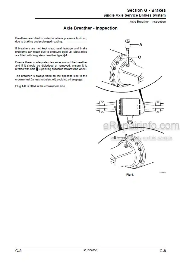 Photo 6 - JCB 530-70 530-110 Loadall Service And Operators Manual Telescopic Handler 9813-3850