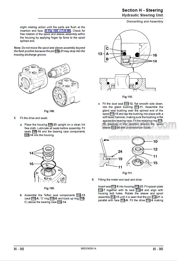 Photo 3 - JCB 530-70 532-120 533-105 535-60 535-95 535-125 535-140 537-135 540-70 540-140 540-170 Loadall Service Manual Telescopic Handler 9803-3630