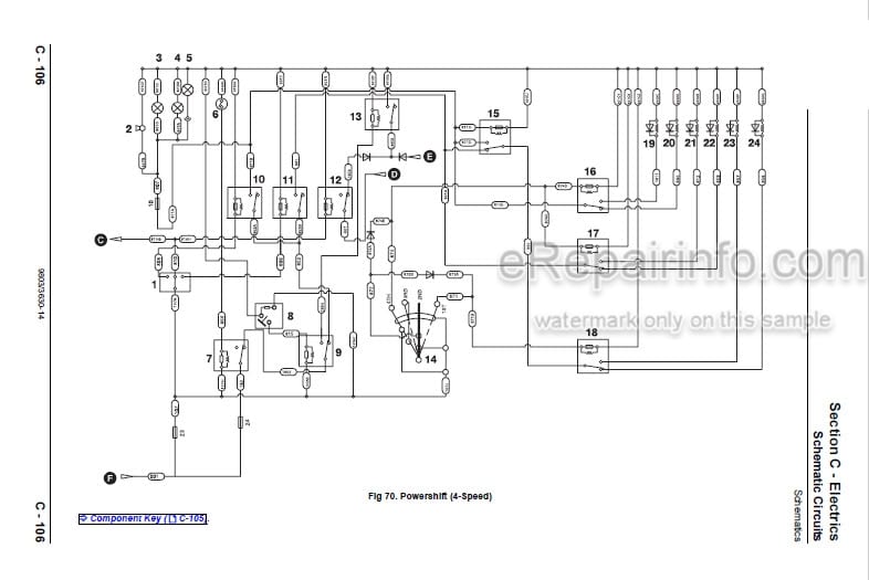 Photo 3 - JCB 530-70 532-120 533-105 535-60 535-95 535-125 535-140 537-135 540-70 540-140 540-170 Loadall Service Manual Telescopic Handler 9803-3630