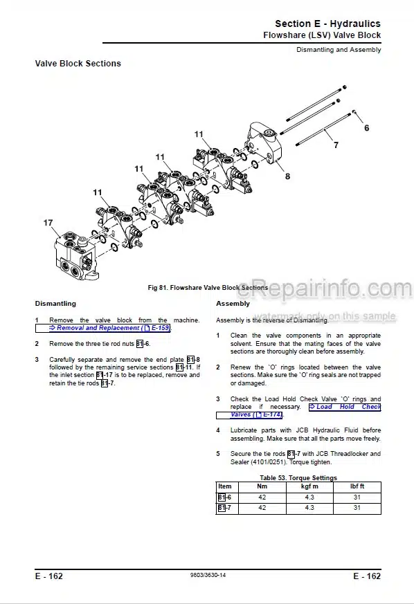 Photo 6 - JCB 530-70 532-120 533-105 535-60 535-95 535-125 535-140 537-135 540-70 540-140 540-170 Loadall Service Manual Telescopic Handler 9803-3630