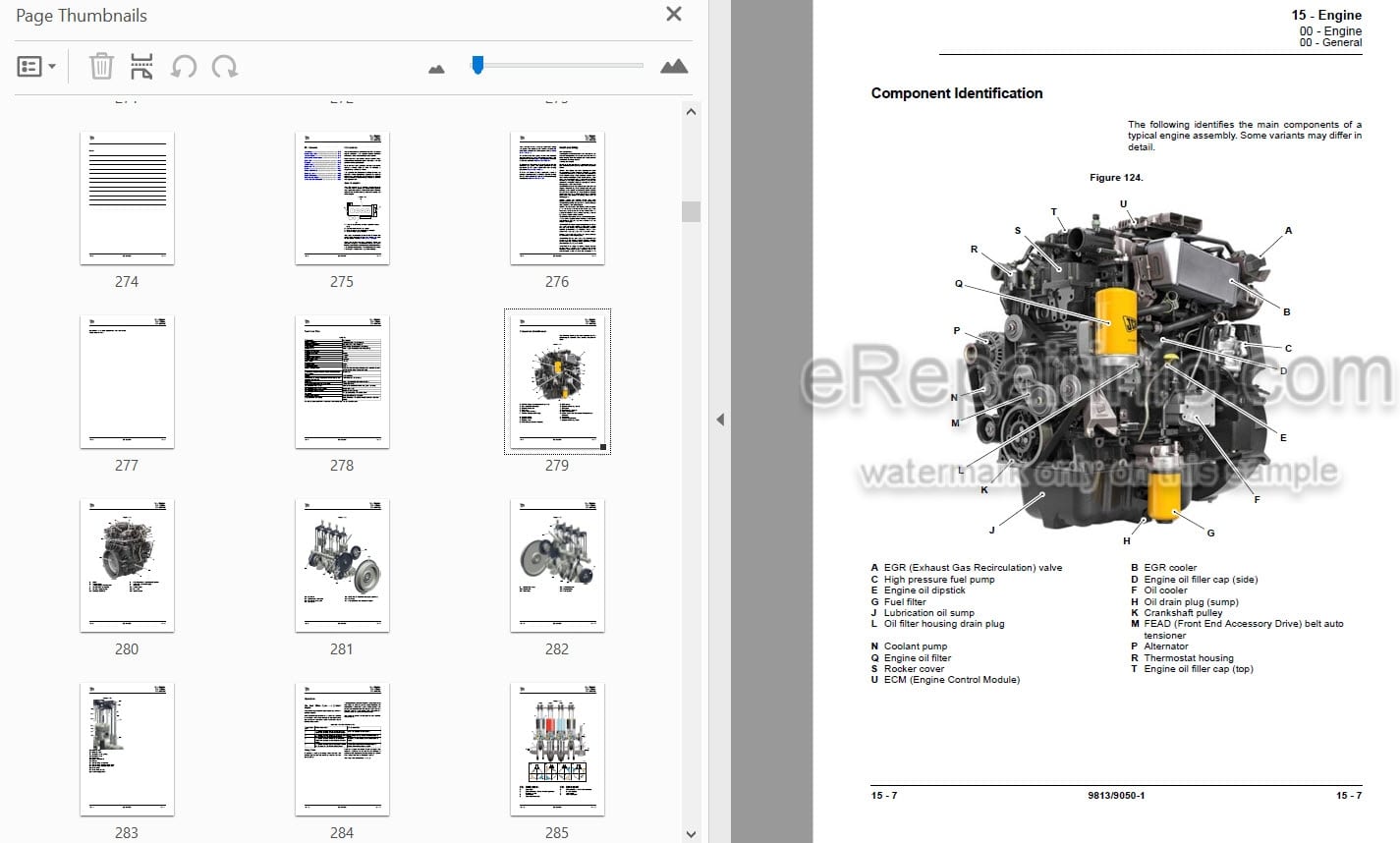 Photo 3 - JCB 531-70 535-95 541-70 Loadall Service Manual Telescopic Handler 9813-9050