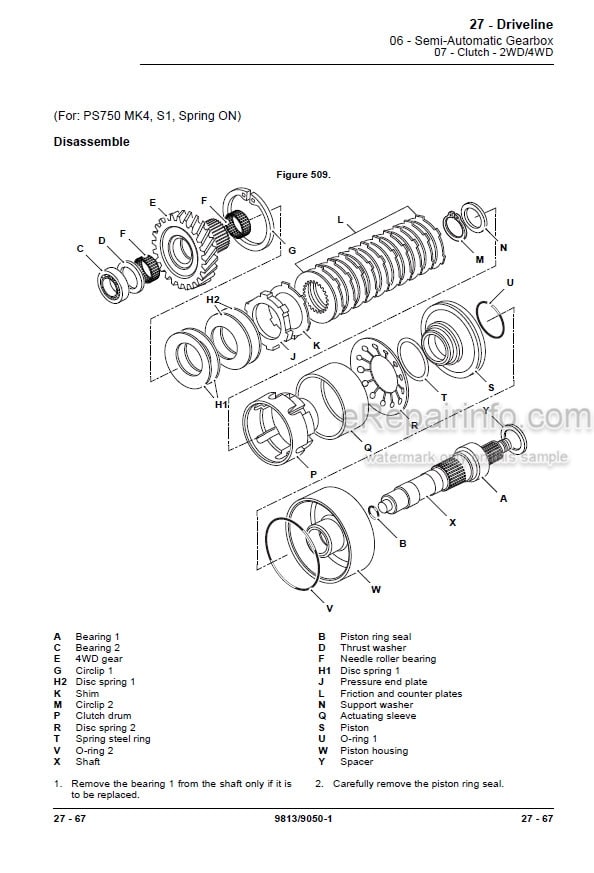 Photo 6 - JCB 531-70 535-95 541-70 Loadall Service Manual Telescopic Handler 9813-9050