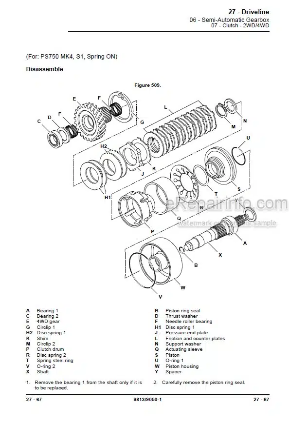 Photo 6 - JCB 531-70 535-95 541-70 Loadall Service Manual Telescopic Handler 9813-9050