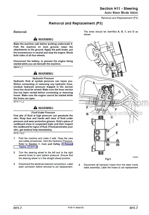 Photo 3 - JCB 531-70 535-95 536-60 541-70 533-105 536-70 526-56 550-80 531-Т70 541-Т70 536-Т60 535-Т95 536-Т70 550-Т80 536-70 LC 536-T70 LC Service And Operators Manual Telescopic Handler 9813-4500