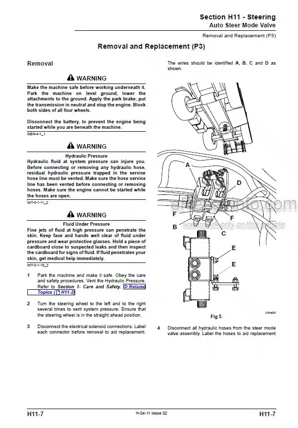 Photo 3 - JCB 531-70 535-95 536-60 541-70 533-105 536-70 526-56 550-80 531-Т70 541-Т70 536-Т60 535-Т95 536-Т70 550-Т80 536-70 LC 536-T70 LC Service And Operators Manual Telescopic Handler 9813-4500