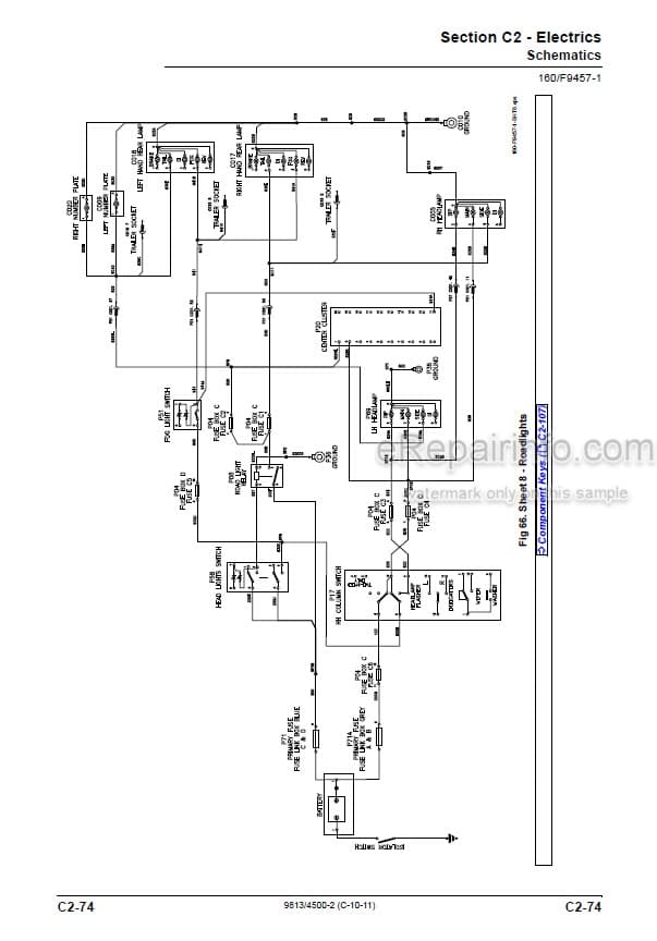 Photo 6 - JCB 531-70 535-95 536-60 541-70 533-105 536-70 526-56 550-80 531-Т70 541-Т70 536-Т60 535-Т95 536-Т70 550-Т80 536-70 LC 536-T70 LC Service And Operators Manual Telescopic Handler 9813-4500
