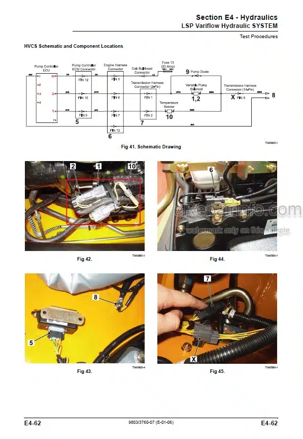 Photo 7 - JCB 531-70 535-95 536-60 541-70 533-105 536-70 526-56 531-Т70 541-Т70 536-Т60 535-Т95 536-Т70 Service Manual Telescopic Handler 9803-3760