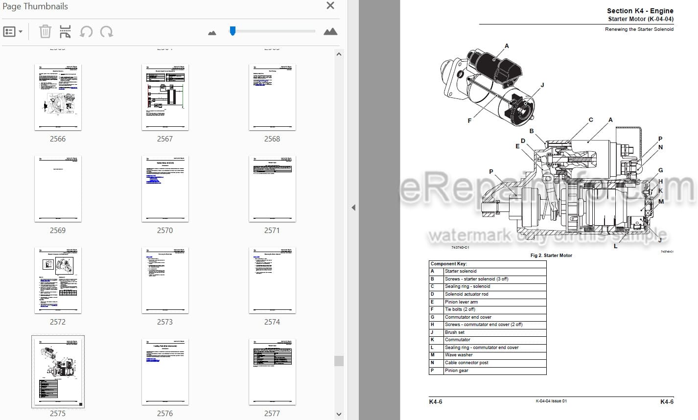 Photo 3 - JCB 536-60 536-70 536-T60 536-T70 531-70 535-95 541-70 533-105 526-56 550-80 531-T70 541-T70 535-T95 550-T80 Service Manual Telescopic Handler 9813-0900