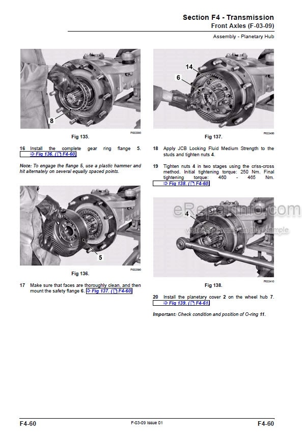 Photo 5 - JCB 536-60 536-70 536-T60 536-T70 531-70 535-95 541-70 533-105 526-56 550-80 531-T70 541-T70 535-T95 550-T80 Service Manual Telescopic Handler 9813-0900
