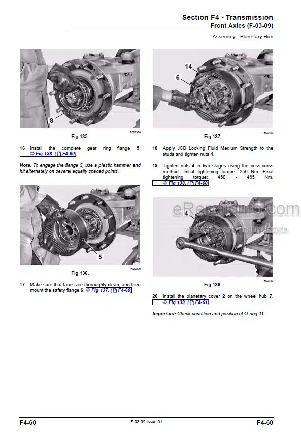 Photo 6 - JCB 536-60 536-70 536-T60 536-T70 531-70 535-95 541-70 533-105 526-56 550-80 531-T70 541-T70 535-T95 550-T80 Service Manual Telescopic Handler 9813-0900