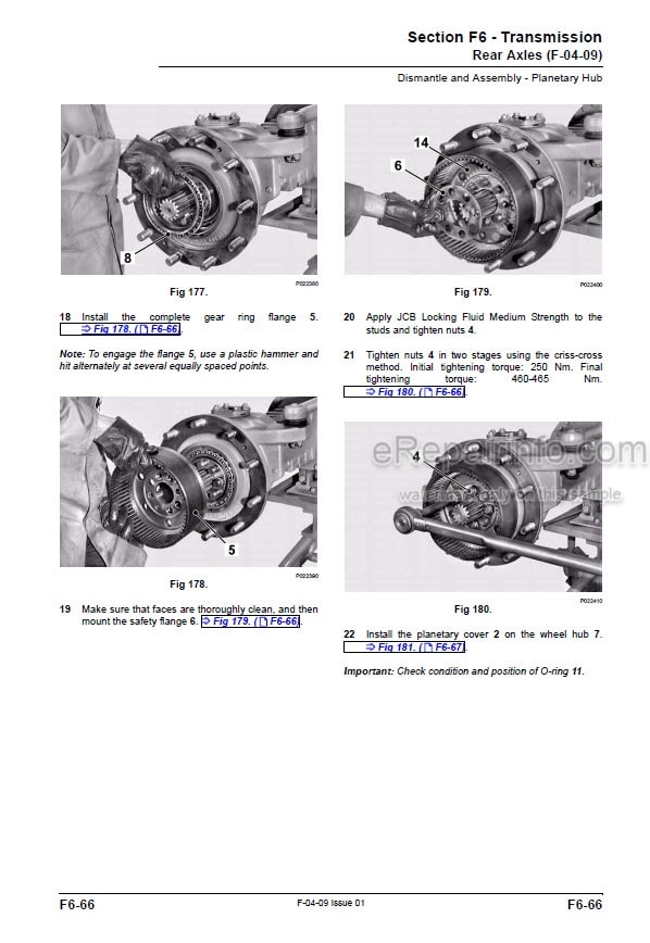 Photo 4 - JCB 531-70 535-95 536-60 541-70 533-105 536-70 526-56 550-80 531-Т70 541-Т70 536-Т60 535-Т95 536-Т70 550-Т80 Service Manual Telescopic Handler 9813-1500