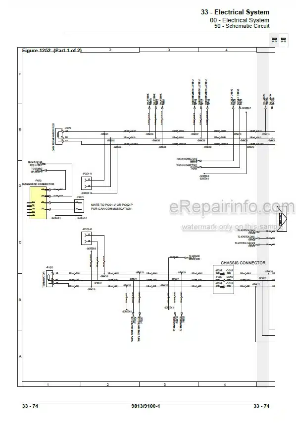 Photo 5 - JCB 533-105 535-v125 540-140 540-170 540-200 540-v140 540-v180 550-140 550-170 Loadall Service Manual Teelscopic Handler