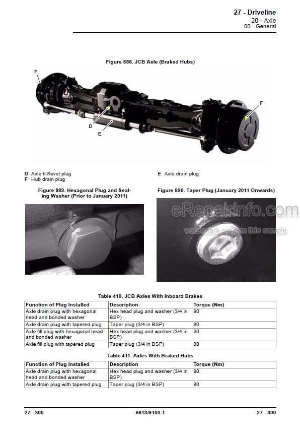 Photo 1 - JCB 533-105 535-v125 540-140 540-170 540-200 540-v140 540-v180 550-140 550-170 Loadall Service Manual Teelscopic Handler