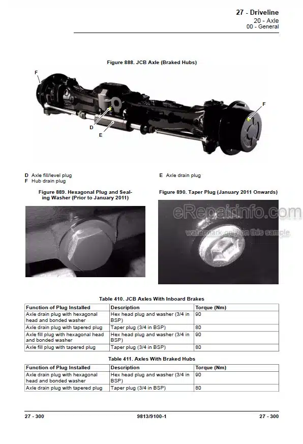 Photo 6 - JCB 533-105 535-v125 540-140 540-170 540-200 540-v140 540-v180 550-140 550-170 Loadall Service Manual Teelscopic Handler