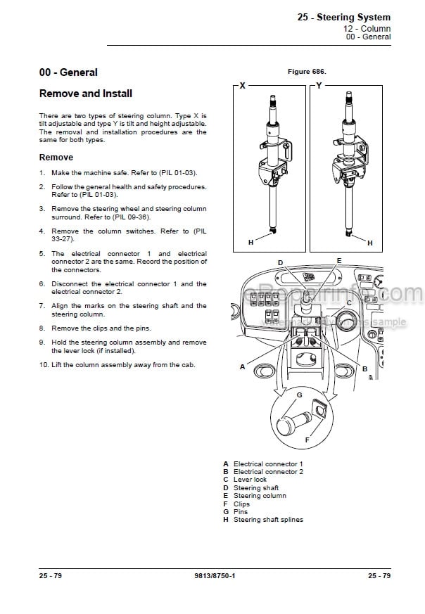 Photo 8 - JCB 533-105 535-v125 540-140 540-170 540-200 540-v140 540-v180 550-140 550-170 Loadall Service Manual Teelscopic Handler
