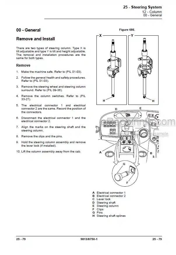 Photo 5 - JCB 533-105 535-v125 535-v140 540-140 540-170 540-200 540-v140 540-v180 550-140 550-170 Loadall Service Manual Telescopic Handler 9813-8750