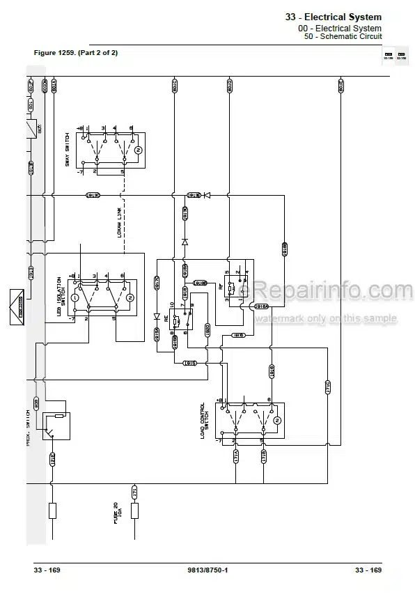 Photo 6 - JCB 533-105 535-v125 535-v140 540-140 540-170 540-200 540-v140 540-v180 550-140 550-170 Loadall Service Manual Telescopic Handler 9813-8750