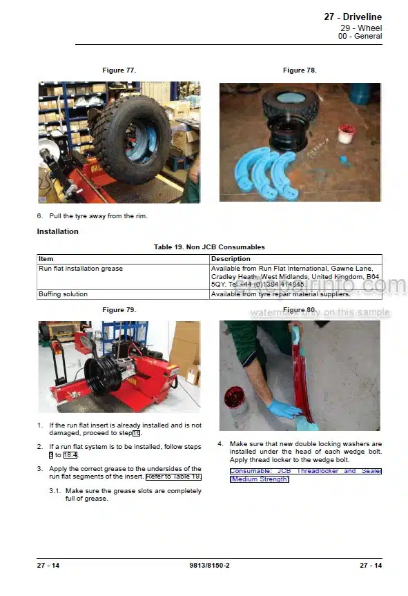 Photo 4 - JCB 535-v125 540-170 540-200 540-v140 540-v180 Work Platform Loadall Service Manual Telescopic Handler 9813-8150